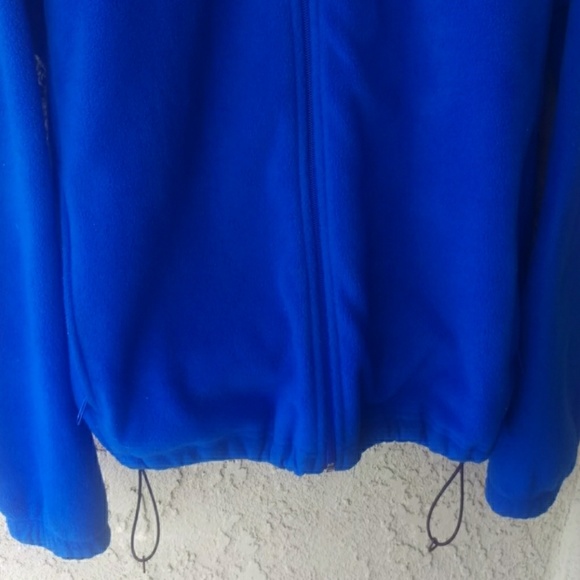 Columbia blue fleece zippered pocketed jacket - Picture 4 of 8